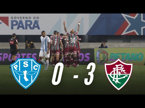 Gols e lances de Paysandu x Fluminense