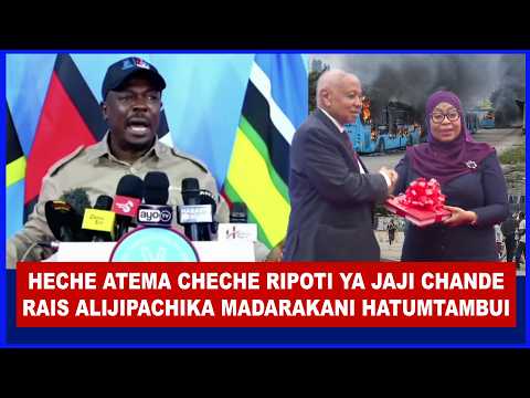 JOHN HECHE ATOA TAMKO ZITO BAADA YA RIPOTI YA TUME,  ASEMA HAYA TUME HATUITAMBUI