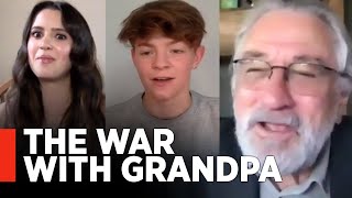 THE WAR WITH GRANDPA - Robert De Niro, Laura Marano, Oakes Fegley Interview
