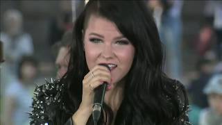 Saara Aalto singing No Fear in Pori 2017