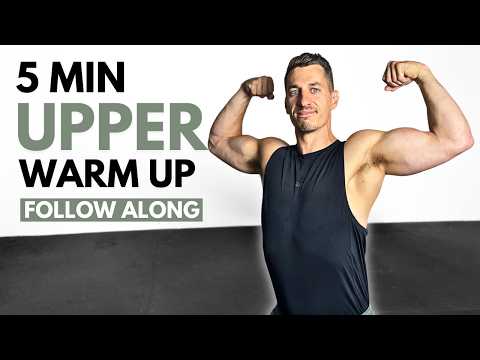 5 Min UPPER BODY WARM UP | No Equipment | Follow Along