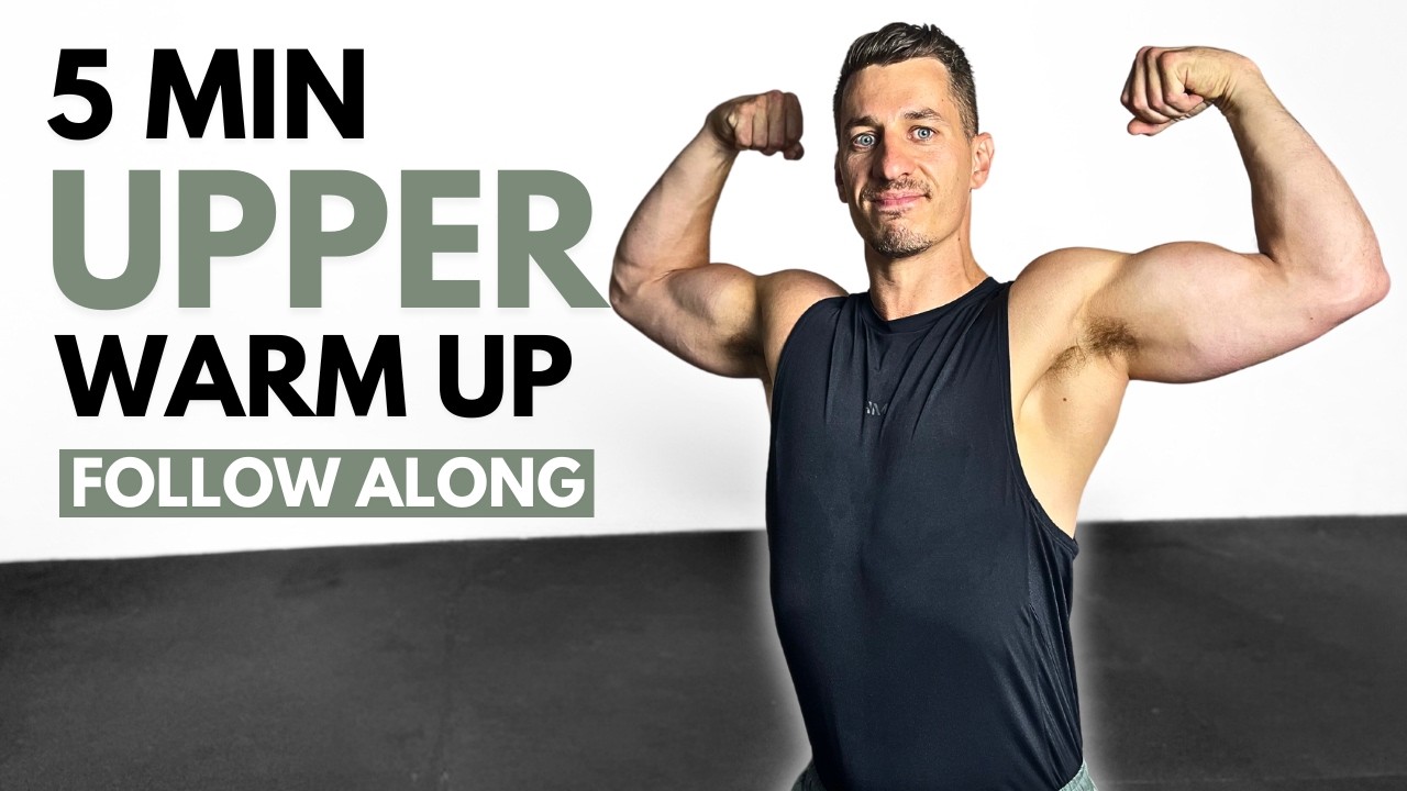 5 Min UPPER BODY WARM UP | No Equipment | Follow Along
