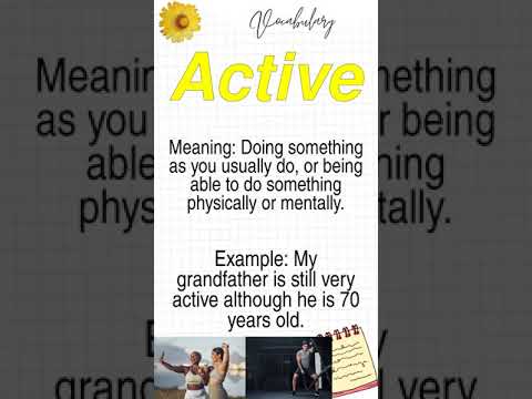 IELTS Vocab #794 Active     #Shorts