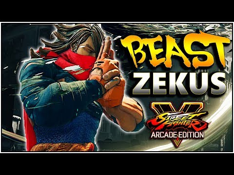 SFV AE - Beast Zekus | FT. Unsung (#1 Zeku ) & Friends | Compilation - SF5