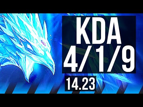 ANIVIA vs QIYANA (MID) | 4/1/9, 700+ games | KR Master | 14.23