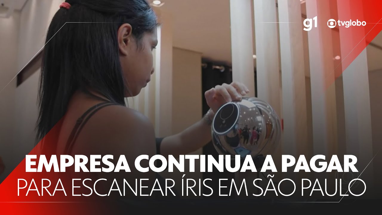 Empresa continua a pagar para escanear íris em SP; parte do olho é mais precisa que digital #g1
