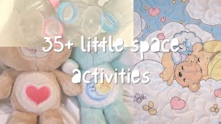 ♡ 35+ little space activities | sfw age regression ♡