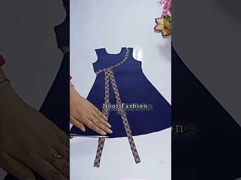 3 years  Baby Design Frock Cutting and Stitching #babyfrockstitching #babyfrock #stitching