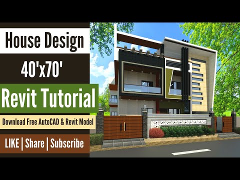 Duplex House Modelling in Revit Architecture