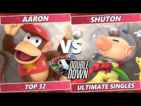 Double Down 2022  Top 32 - Aaron (Diddy Kong) Vs. Shuton (Olimar) SSBU Smash Ultimate Tournam