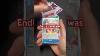 So aufgeregt , glatt vergessen das 2te Pack zu öffnen . #onepiece #cards #onepiecetcg #rippingpacks