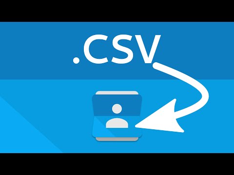 Add CSV to Google GMail Contacts