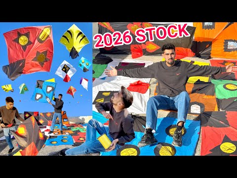 Kite shopping 2026 | itni saari designer patangein | kite flying & collection