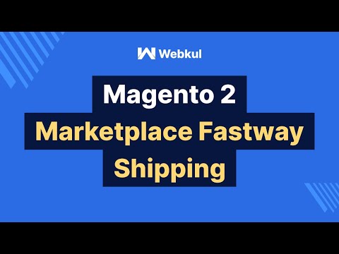 Magento 2 Multi Vendor Marketplace Fastway Shipping Add-On