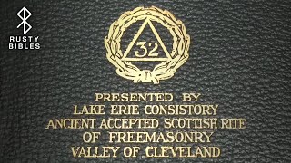 A Scottish Rite Bible?! That's A Strange Choice For Cover Art... International KJV Text Bible Review