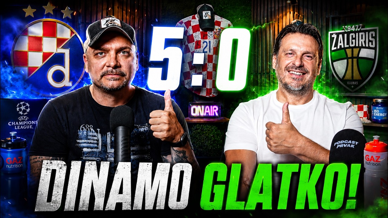 DINAMO vs K. ŽALGIRIS 5:0! DINAMO SVE RIJEŠIO!