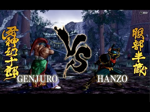 GENJURO -Vs- HANZO (Level 5) - STORY _ SAMURAI SHODOWN - I’m Genjuro.