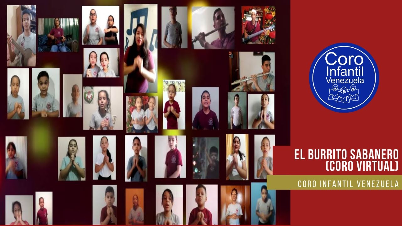 El Burrito Sabanero (Coro Virtual) - Coro Infantil Venezuela