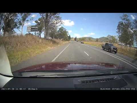 Crazy Man Towing Caravan