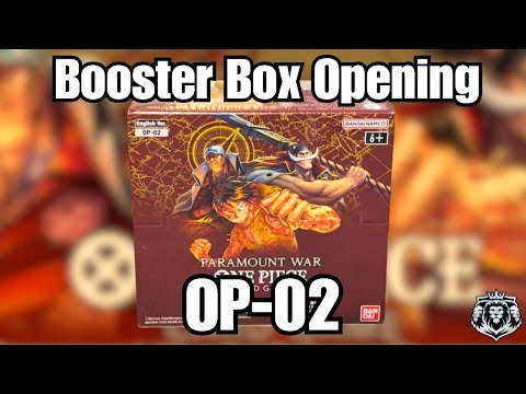 Opening a Paramount War (OP-02) One Piece Booster Box!