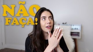 MEUS MAIORES ERROS NO INÍCIO DA FACULDADE. || Luana Carolina