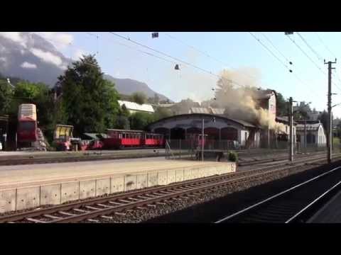 Jenbach Railway Station Tyrol Austria Bahnhof Jenbach in Tirol Österreich