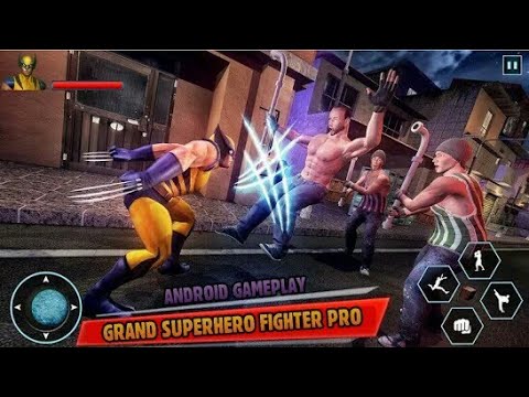 Grand Superhero Fighter Pro. (Android Gameplay)