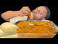 ASMR FUFU & EGUSI SOUP MUKBANG | Tilapia fish | African food (Satisfying Sounds)
