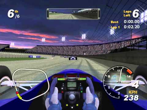 Total Immersion Racing - The Best Car Setting Rockingham Champ Car On Rochingham Oval Track