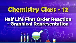 Half Life First Order Reaction - Graphical Representation - Chemical Kinetics - Chemistry Class 12