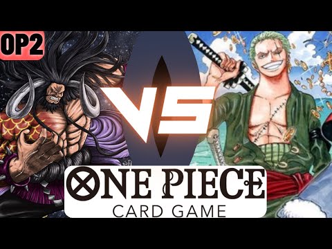 Kaido [Purple] VS Roronoa Zoro [Red] | OP-02 BATTLE | One Piece Card Game Paramount War Gameplay