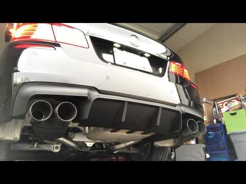 Megan racing m6 axle back exhaust on f10 BMW 535i m sport