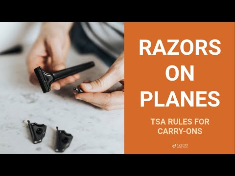 1st YouTube video about are disposable razors allowed in carry on
