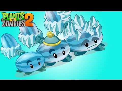 PLANTS VS ZOMBIES 2, TRIO WINTER MELON VS ALL ZOMBIES - HAIL