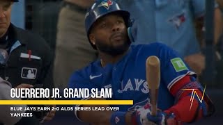 Guerrero Jr. hits historic grand slam to give Blue Jays 2-0 ALDS series lead over Yankees