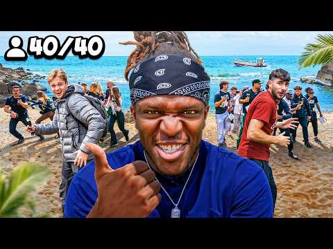SIDEMEN ULTIMATE HIDE & SEEK ON AN ISLAND vs 40 YOUTUBERS