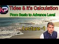 Tides And It S Calculation Lecture 1