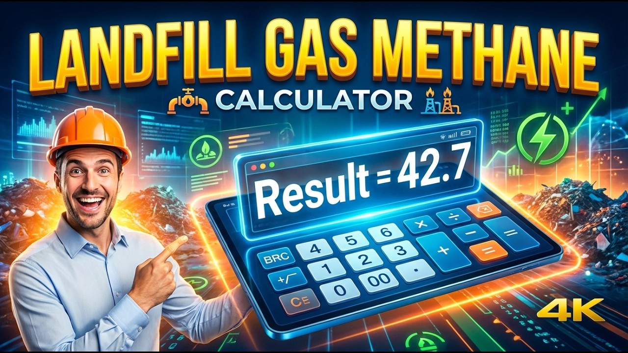 Landfill Gas Methane Interactive Calculator