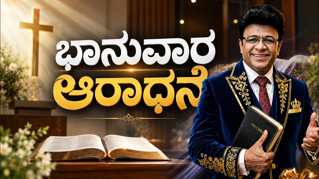 Live: ಭಾನುವಾರ ಆರಾಧನೆ | Sunday Service | Kannada Sermon 2026 | Grace Ministry Bangalore