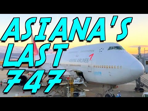 Asiana business class on their last 747 | Best Jumbo Jet flights