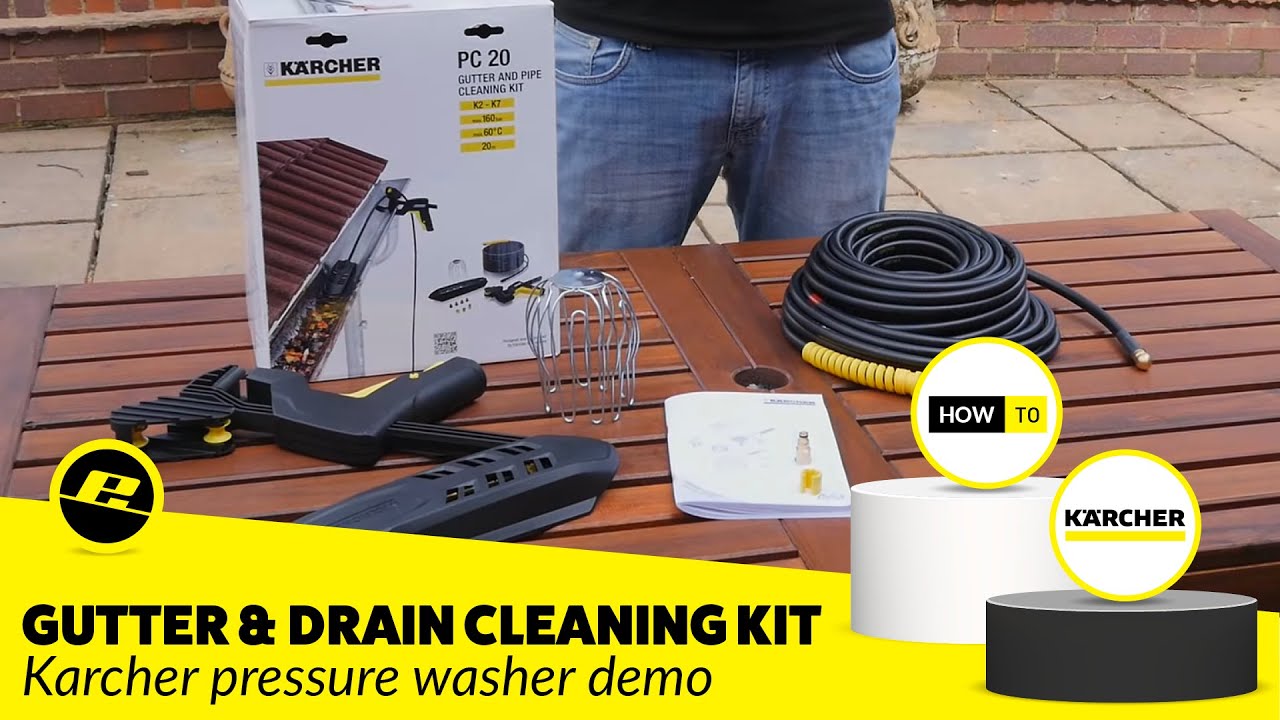 Karcher Gutter and Drain Cleaning Kit