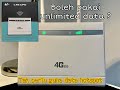 Unboxing Setup LTE CPE Wifi Router 4G 5G
