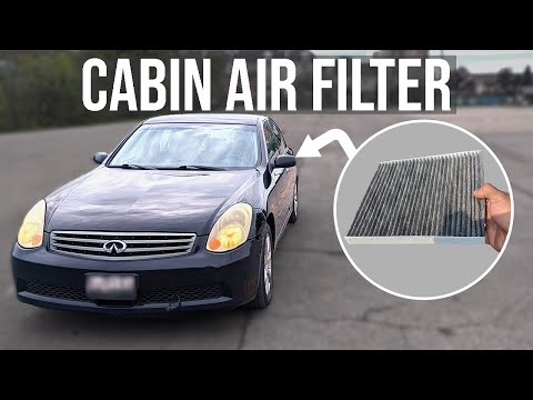 How to Replace Cabin Air Filter - Infiniti G35 (2003-2006)