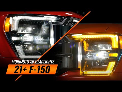 Give your 21+ F150 a facelift with the new Morimoto XB LED Headlights and XBG LED DRL Grille