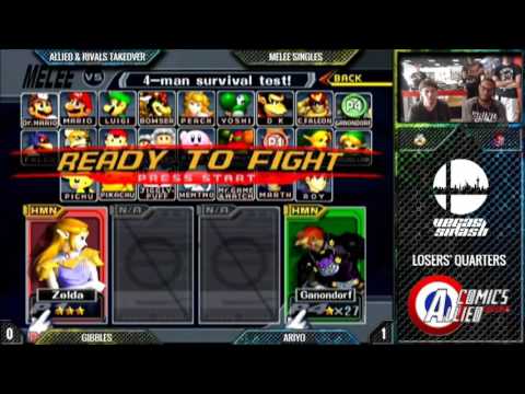 Melee - ART4 - Singles - LR5 - Ariyo (Ganon) vs Gibbles (Sheik)