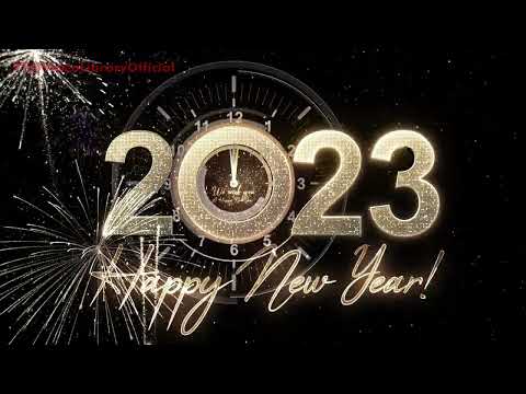 Happy New Year 2023 #countdown  4K Video Animation with Background Music & SFX