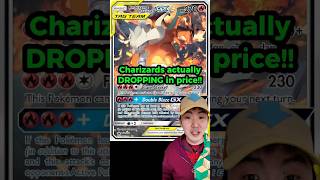 Charizard Pokemon Cards actually dropping in price!! #pokemoncards #pokemontcg