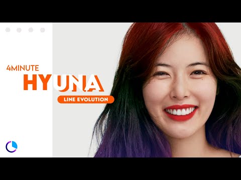 4MINUTE (포미닛) - HYUNA (허가윤) ( Line Evolution ) (2009 - 2016)