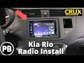 2012 - 2017 Kia Rio Bluetooth Stereo Install | Pioneer AVH-X2800BS