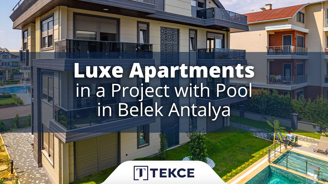 Appartements Proches des Terrains de Golf à Antalya Belek